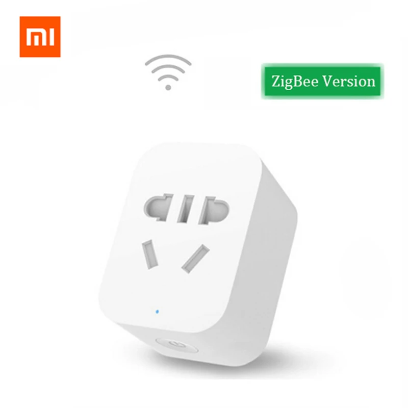 Mi zigbee socket Xiaomi Aqara умный дом автоматизация наборы кондиционер партнер шлюз Zigbee Wifi умная розетка датчик температуры и влажности - Цвет: Mi zigbee socket