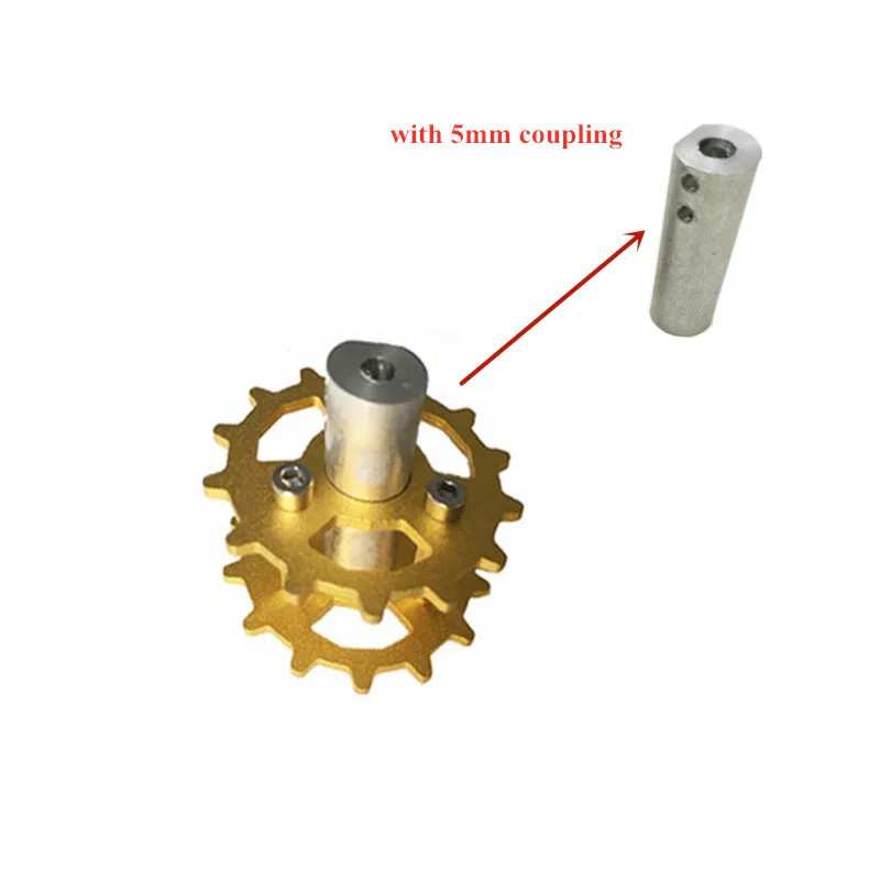 Амортизирующее приводное колесо из алюминиевого сплава подходит для