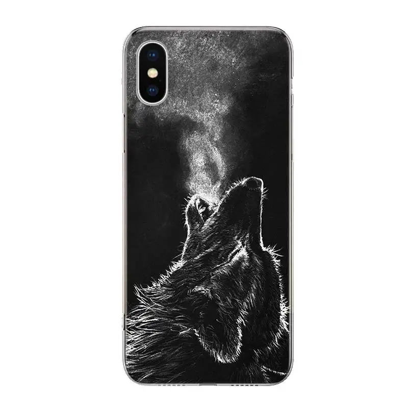 Чехол для Iphone 11 12 13 Pro Max 6 X 8 6S 7 Plus XS + XR 5S SE с изображением волка | Мобильные телефоны
