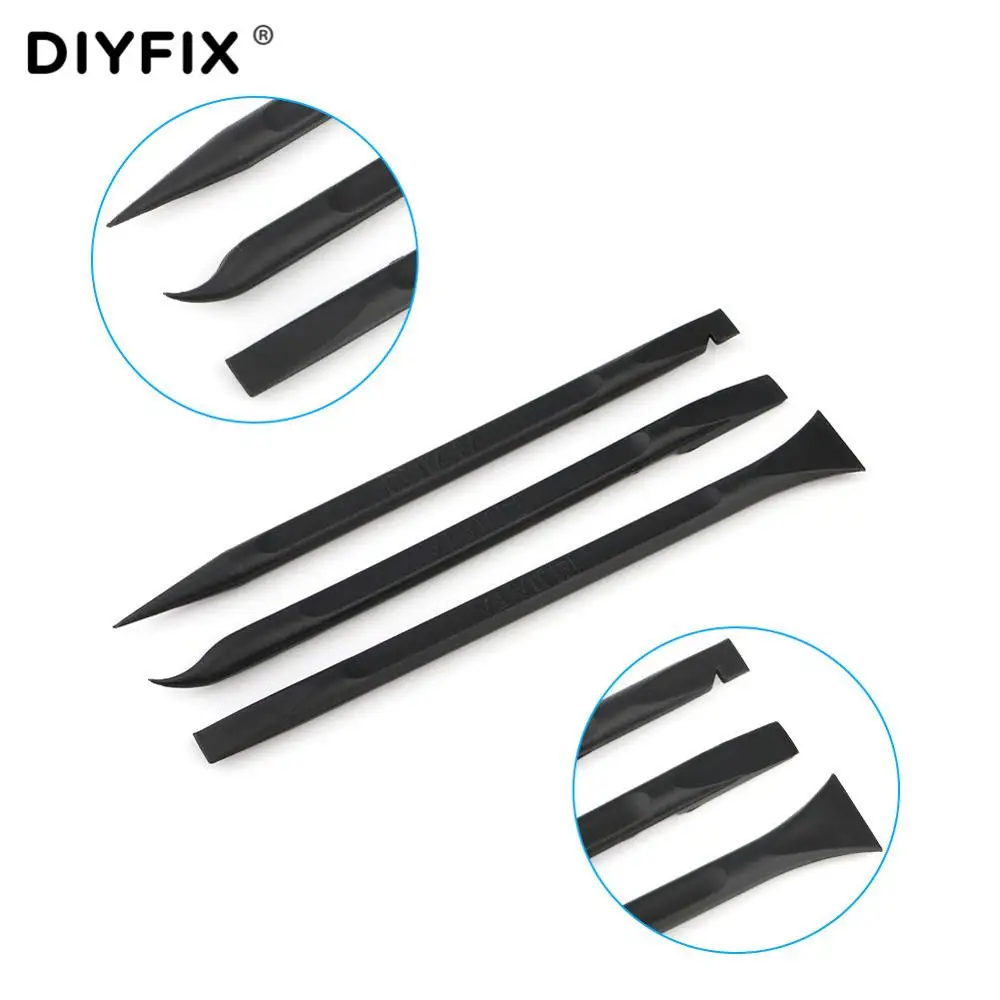 Набор инструментов для разборки экрана DIYFIX Пластиковый лом iPhone Samsung Huawei