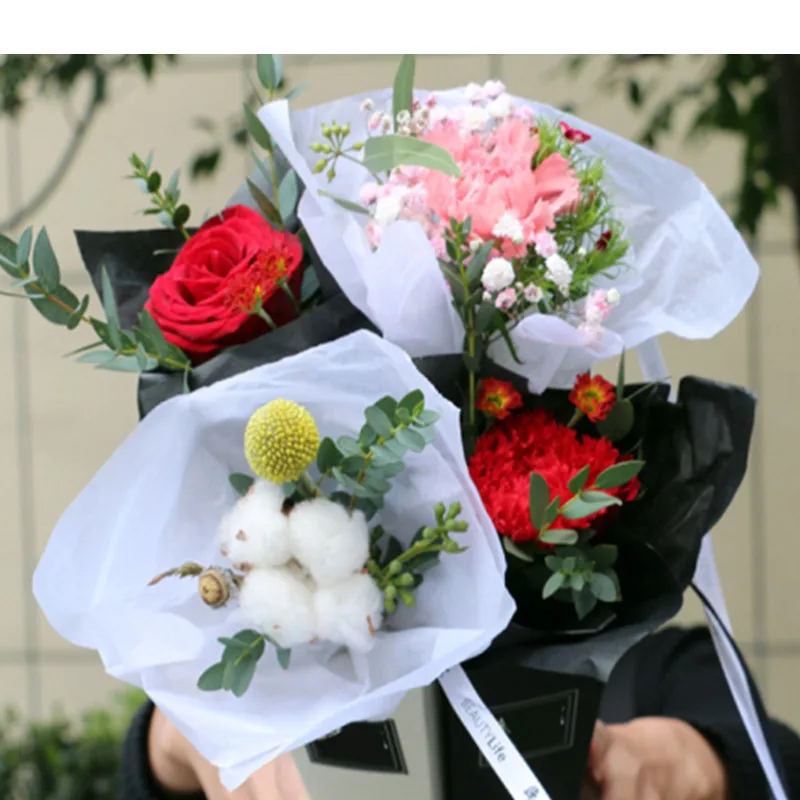 40 шт. бумага для скрапбукинга 75*50 см крафт-бумага цветочная упаковка подарок