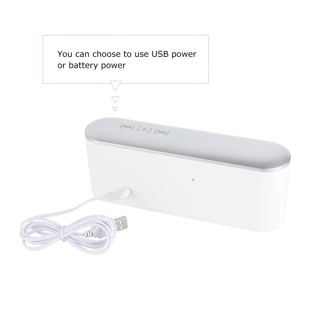 Цифровой светодиодный Будильник с термометром электронные зеркальные