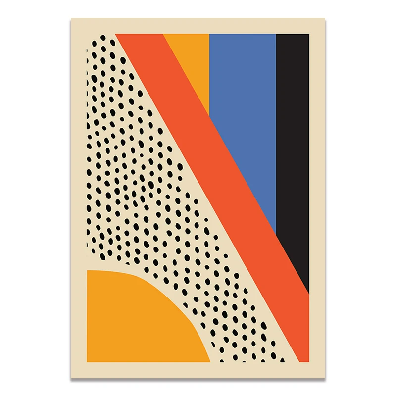 

Geometric Abstract Scene Scandinavia Canvas Painting Wall Art Prints Poster Picture for Gallery Living Room Interior Home Decor