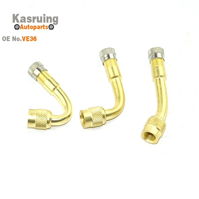 

1 Pcs 45/90/135 Degree Angle Brass Air Tyre Valve Stem with Extension Adapter for Car Truck Motorcycle Cycling Accessories