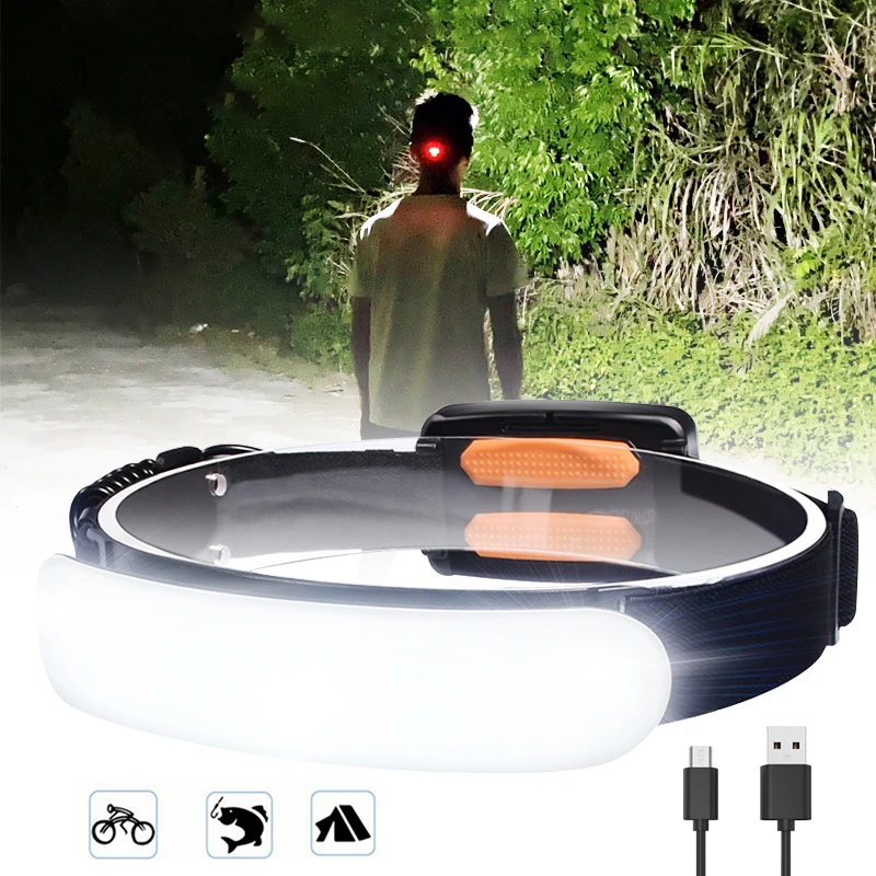 

Фонарь налобный светодиодный с аккумулятором 18650 и зарядкой от USB, 3 режима