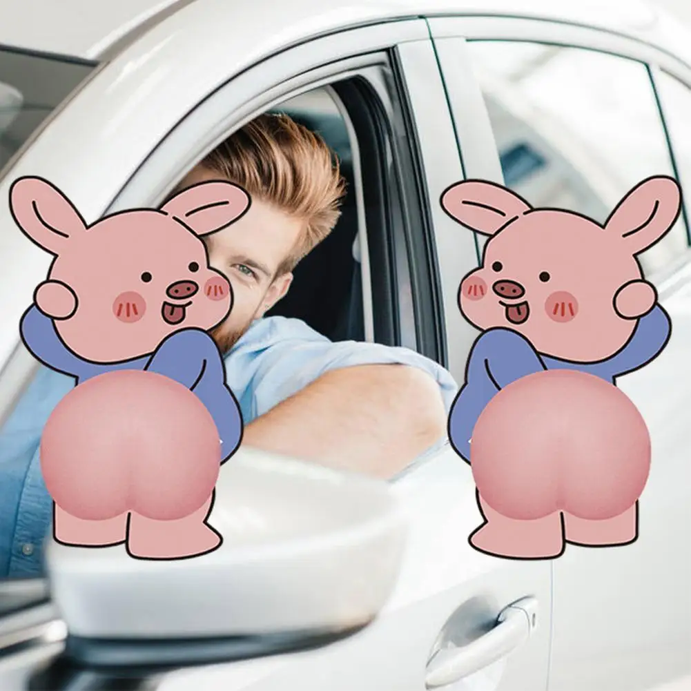 Защита двери от царапин защита украшение милая мультяшная полоса против