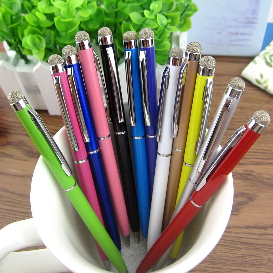 

100Pcs/Lot Universal 2 in 1 Stylus Drawing Tablet Capacitive Screen Touch Pen for Mobile Android Phone Smart Pencil Accessories