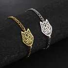 Skyrim трендовые браслеты с волками на руку из нержавеющей стали Figaro браслет-цепочка для друзей ювелирные изделия для женщин и мужчин 2022 оптовая продажа