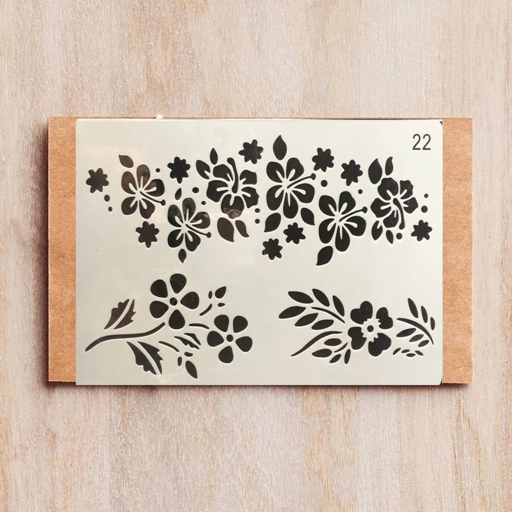 

26*18cm Flowers Plum DIY Layering Stencils Painting Scrapbook Coloring Embossing Album Decorative Template