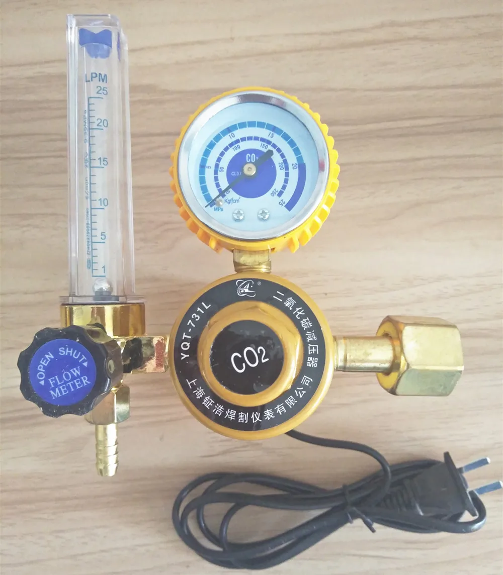 Регулятор давления воздуха co2 регулятор сварочного газа клапана части сварного