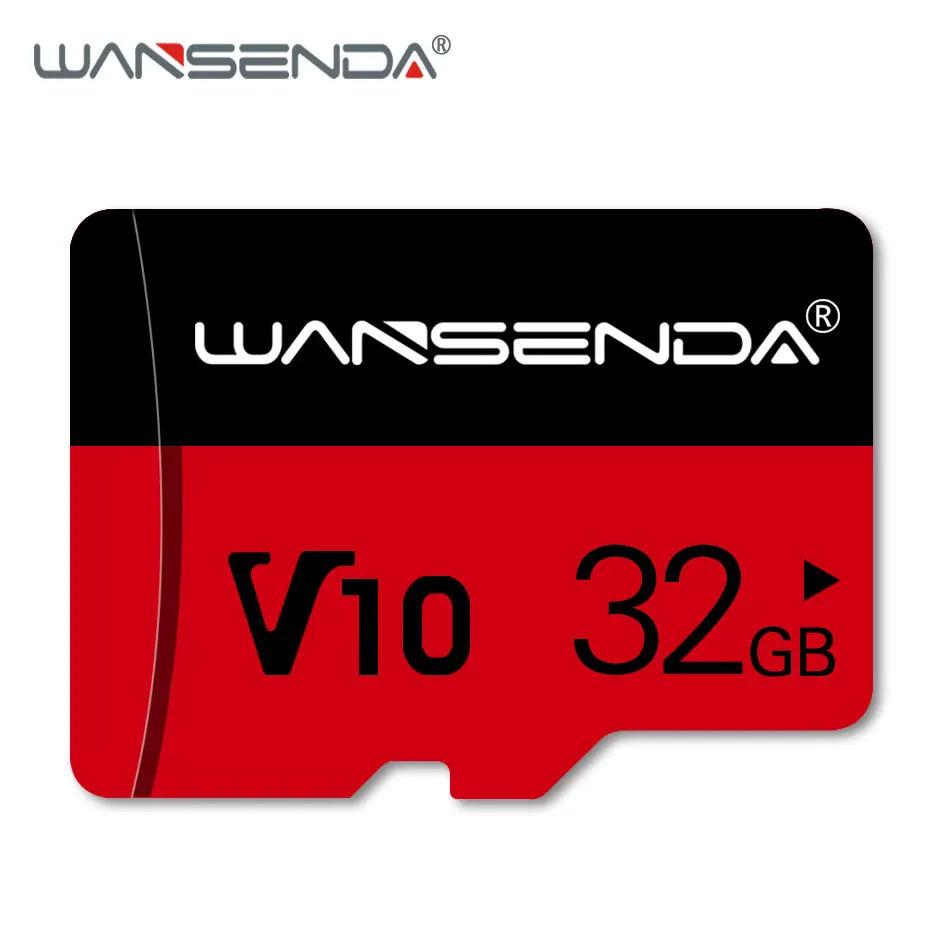 WANSENDA карта памяти 128 Гб 64 ГБ 32 16 8 Micro SD класс 10 флэш Microsd TF карты с бесплатным