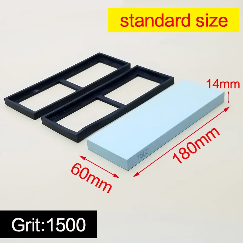 1500 GRIT 1 шт., 400, 1000, 3000#, кухонный инструмент, точилка для ножей, точильный камень, точильные камни для ножей, система Точилки для ножей, водный камень - Цвет: 1500 GRIT