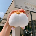 Милые корги нижняя часть подвески творческая пародия плюшевый брелок уникальный кошки мягкие игрушки подарок для девочек