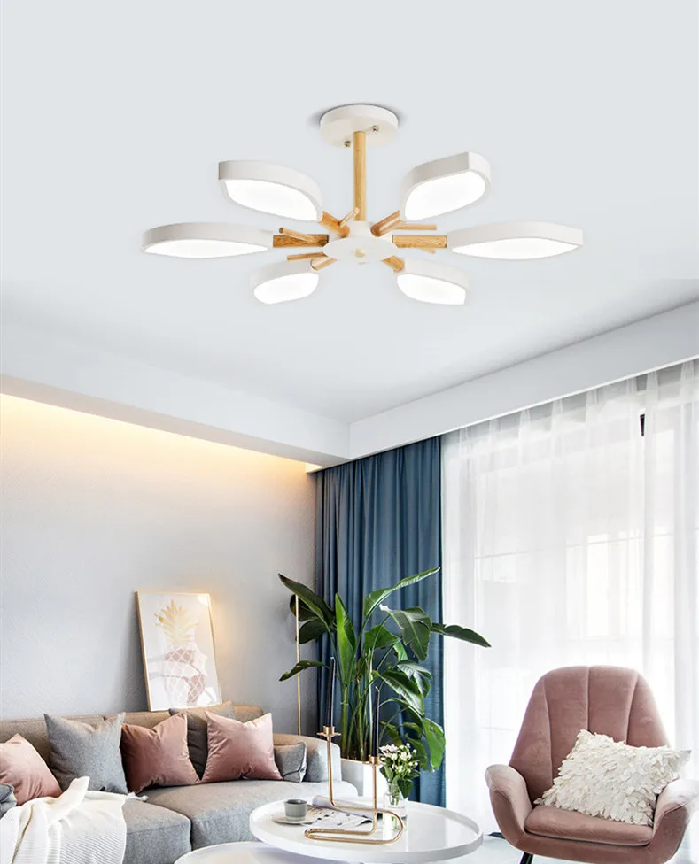 Светодиодная лампа для гостиной светильник потолочный макарон простой