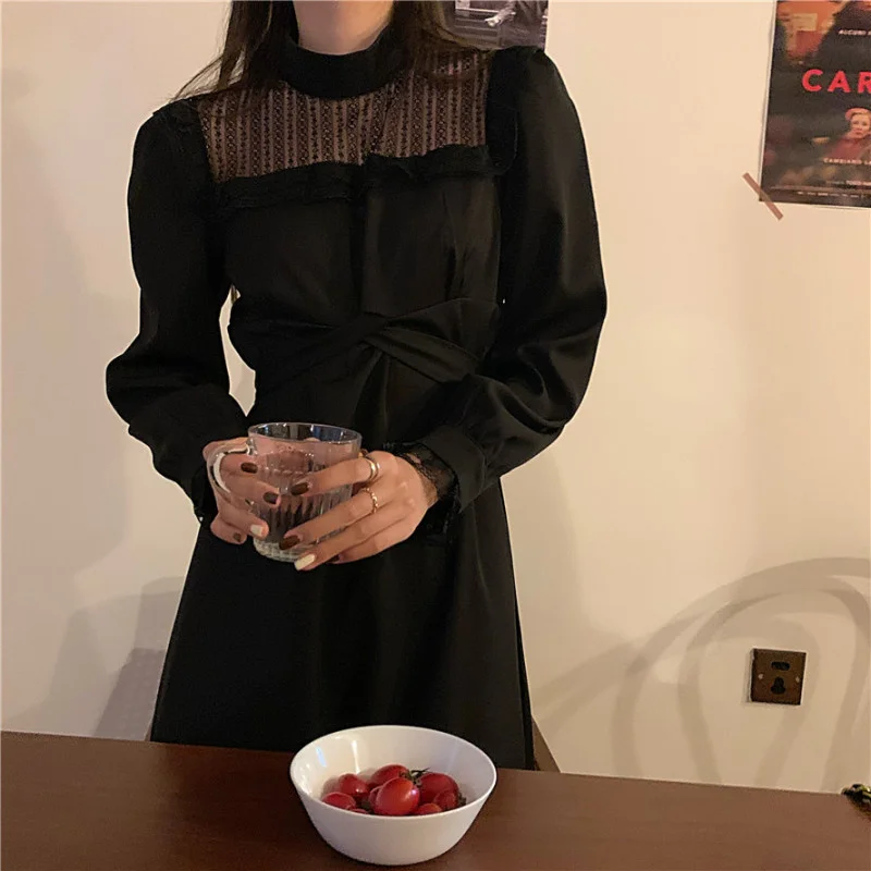 

Long Sleeve Dress Fairy Slim Gift