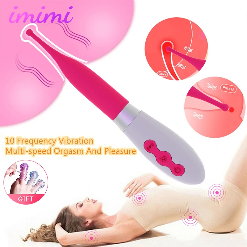 Высокочастотные вибраторы точки G для женщин Массажер сосков Секс игрушки