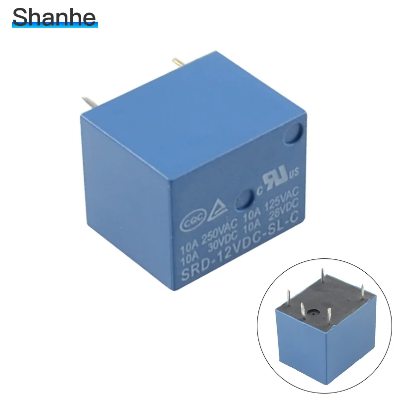 SONGLE Реле PCB 5 pins 5В 9В 12В 24В