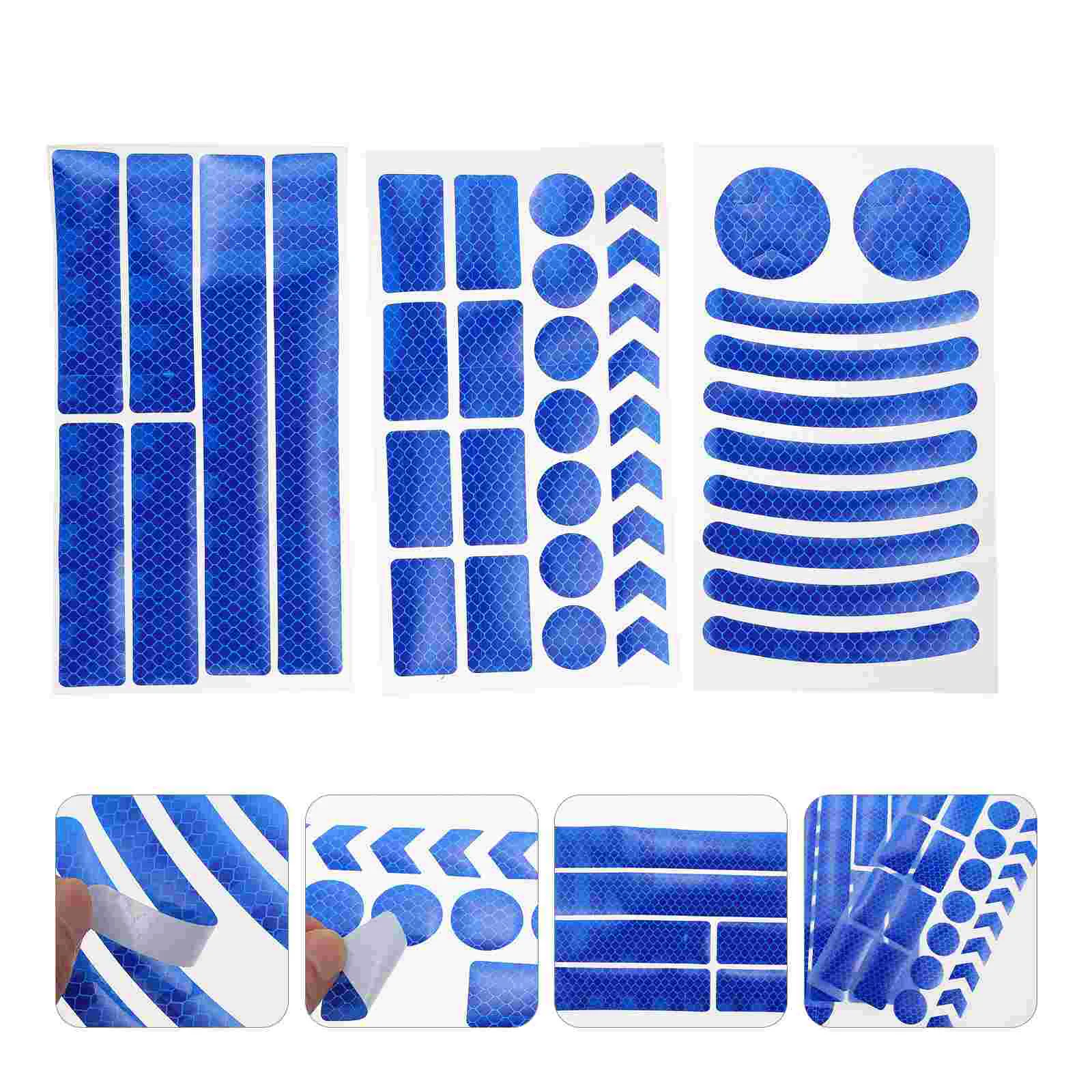 

1 Set/41pcs Scooter Reflective Strip Bike Reflective Stickers Bike Warning Strip