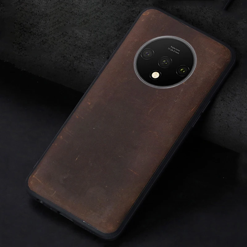 Чехол из натуральной кожи для Oneplus 7 T 7TPro 6 чехол One Plus 6T 360 полностью защитный