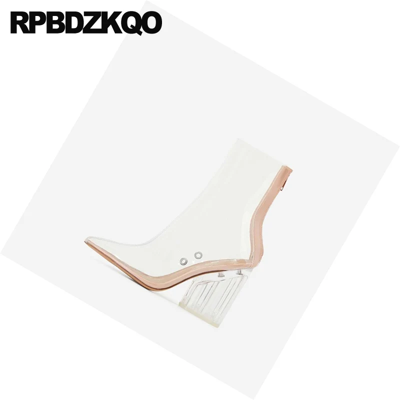 10 ПВХ на не сужающемся книзу массивном большие Размеры Роскошная фирменная обувь