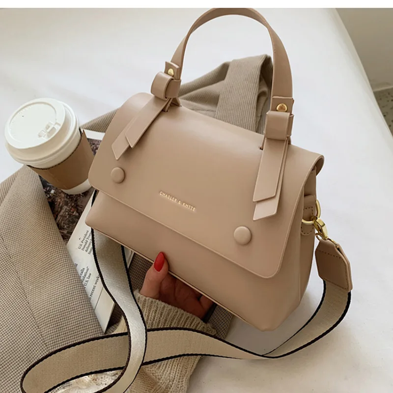 

Bolsa de mão feminina com design de couro, bolsa de ombro em couro pu de qualidade, moda feminina, nova