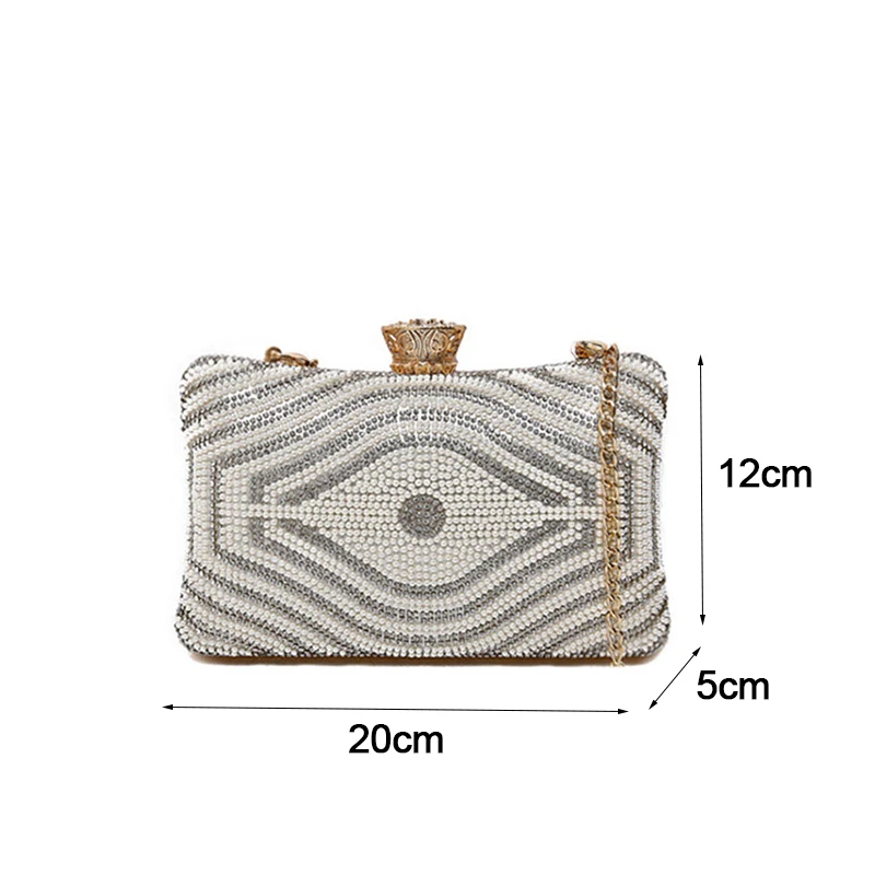 

Luxy moon Diamond Evening Bags for Women 2021 New Luxury Designer Chain Shoulder Bag Pearl Purses and Handbags DV001