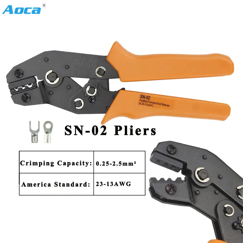 Фреза ОБЖИМНАЯ, Обжимные щипцы, бесизоляционные мини-клеммы, Европейский стиль, Мультитул, ручные инструменты