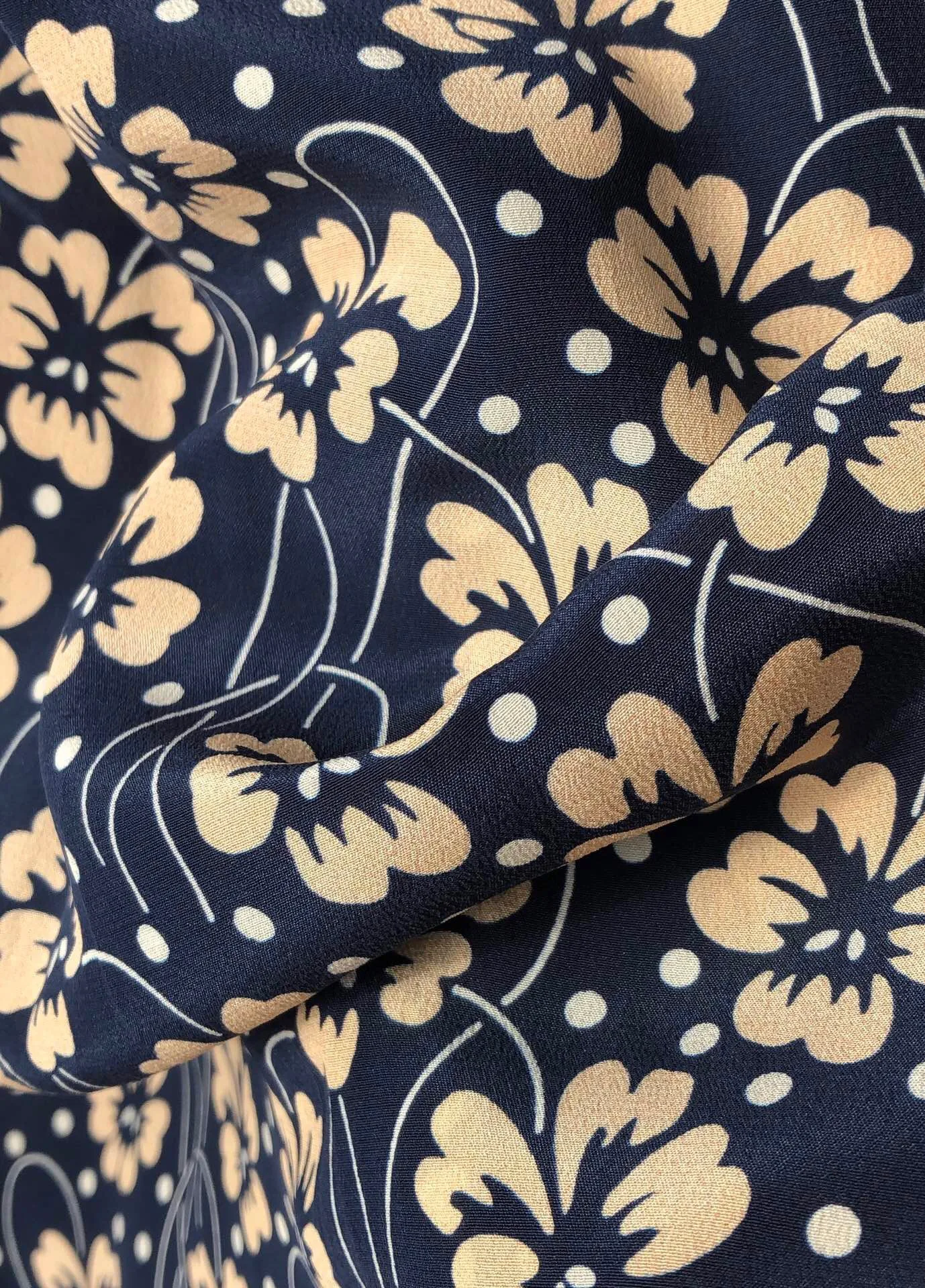 

Women's 100% Silk Midi Skirt Floral Printed Split Zipper Spring Summer 2021 New Ladies Jupe