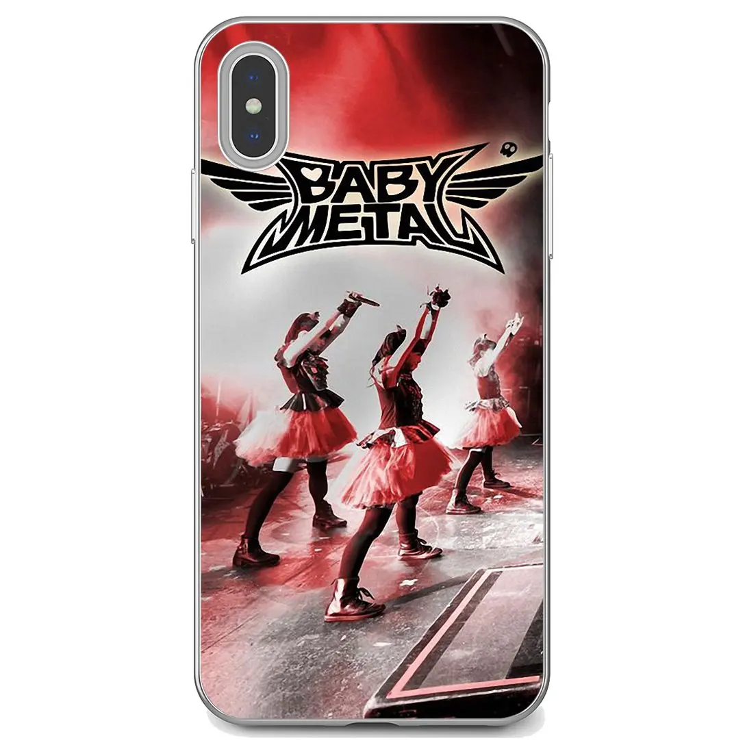 Силиконовый кожаный чехол Babymetal-JP-girl-idol-металлический ремешок для Xiaomi poco X3 nfc F2 Pro M3