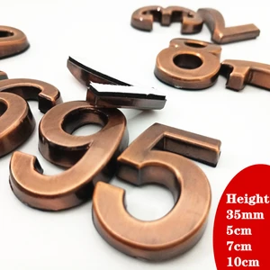 35 мм5 см7 см10 см бронзовый номер дома номер двери отеля адрес стикер с цифрами табличка знак 0-9