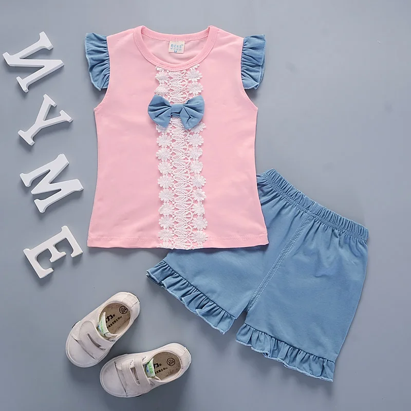 Комплекты одежды для девочек детская одежда летняя Повседневные детские