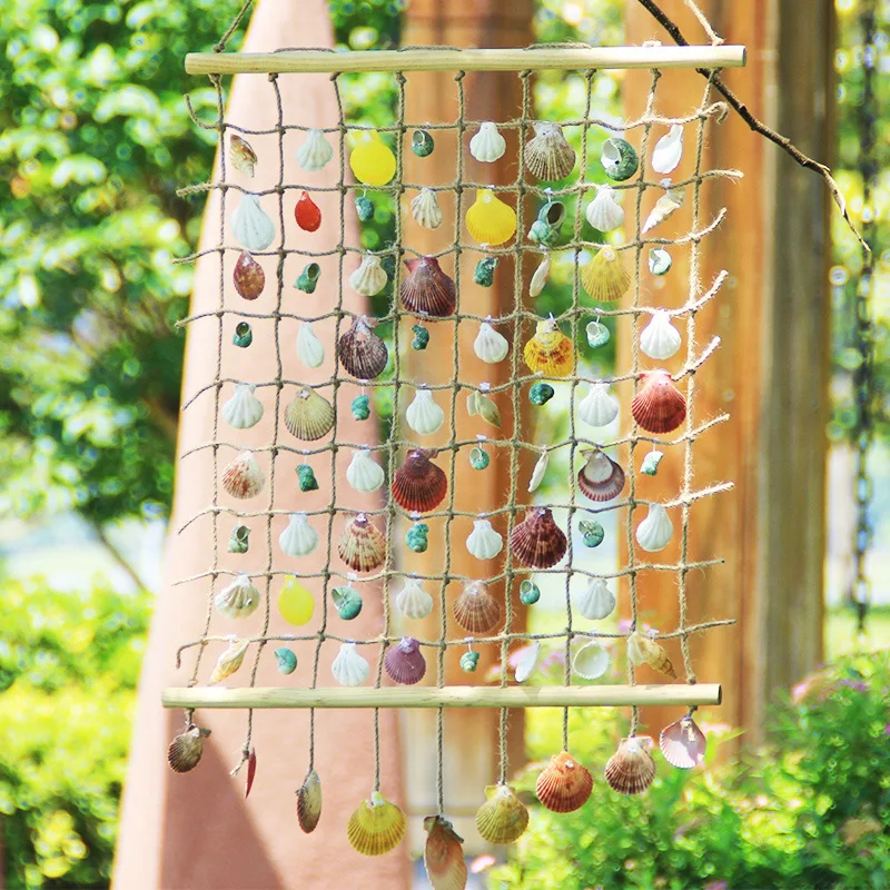 Средиземноморский стиль занавеска Настенная роспись украшение природные