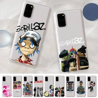 gorillaz phone case for samsung a 10 20 30 50s 70 51 52 71 4g 12 31 21 31 s 20 21 plus ultra