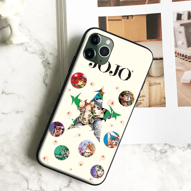 JoJo no Kimyou na Bouken аниме Мягкий силиконовый чехол для телефона iPhone SE 6 6s 7 8 Plus X XR XS 11 Pro Max