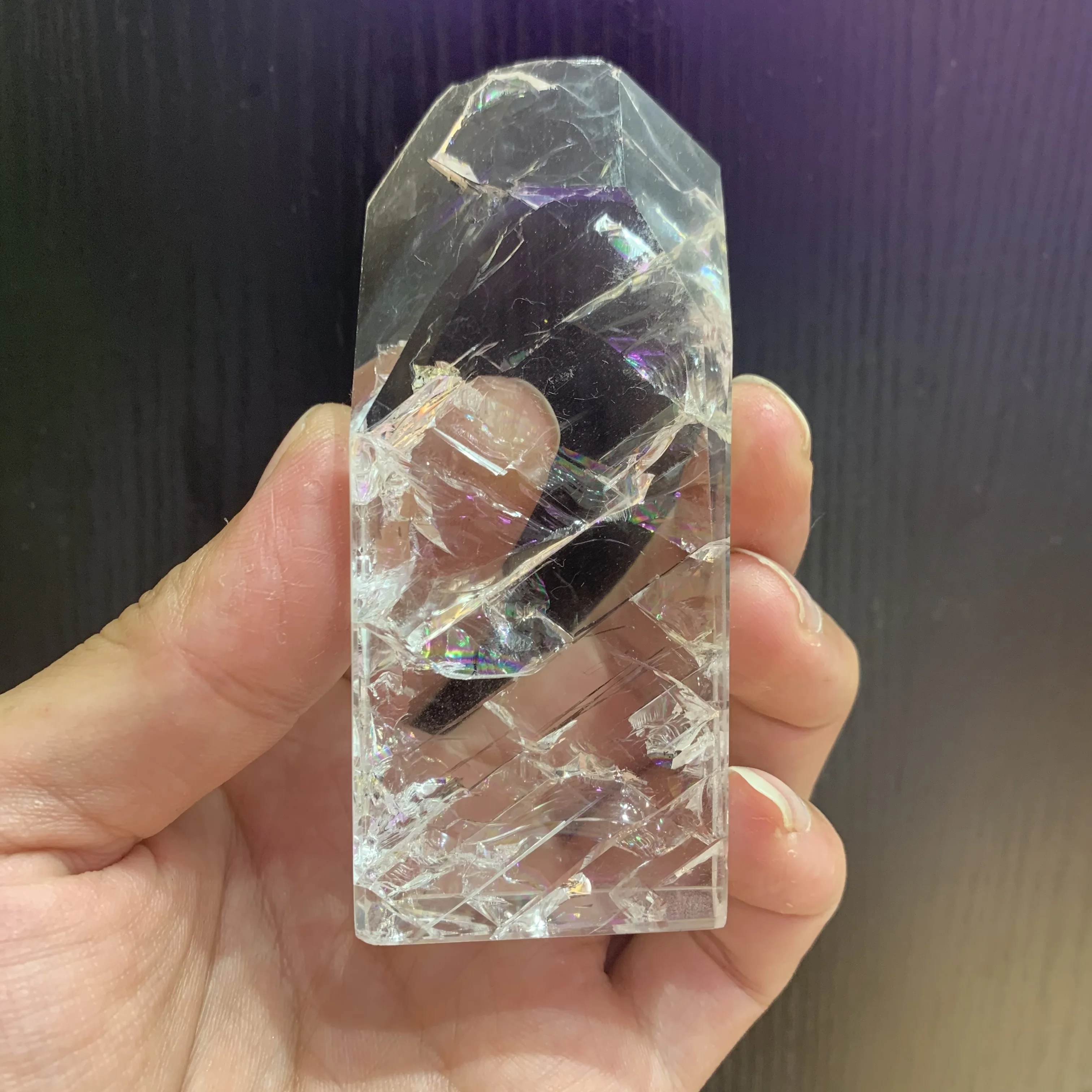 

Netural Crystals Rainbow Clear Popcorn Quartz Palm Energy Reiki Stone Room Home Office Aquarium Decoration Accessories Gemstone