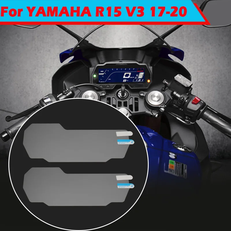 Protector de pantalla para salpicadero de motocicleta, película de protección contra arañazos, para Yamaha R15 V3 MT 15 125 YZF-R125