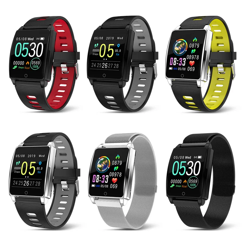 696 AK18 Smart Bracelet Heart Rate Blood Pressure Watch Fitness Tracker Waterproof Color Screen Sports Wirstwatch | Электроника