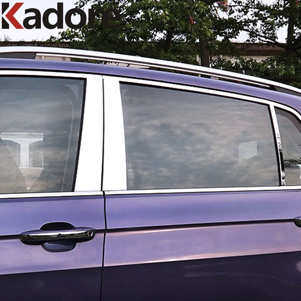 

Для Volkswagen VW T-cross Tcross 2018 2019 2020 2021 крышка столбца двери окна столба отделка центральные столбы рамка автомобильный Стайлинг
