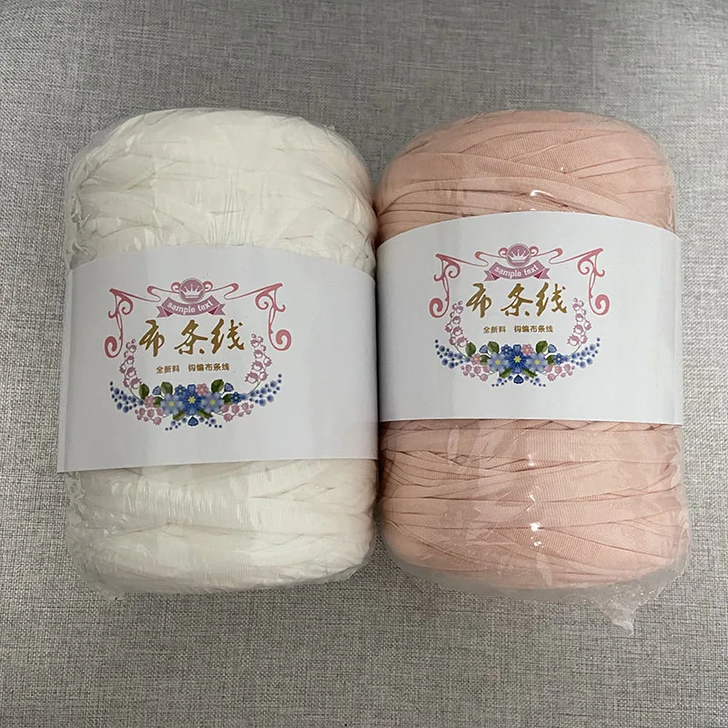 400 г трикотажная футболка пряжа для вязания крючком хлопчатобумажная рукоделия