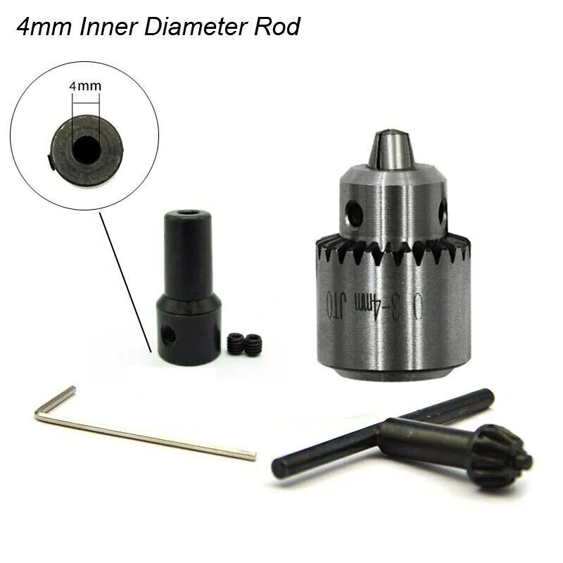 JT0 Micro Motor Drill Chuck With 4mm 5mm 6mm 8mm Motor Connecting Rod Sleeve JT0 Micro Motor Drill Chucks