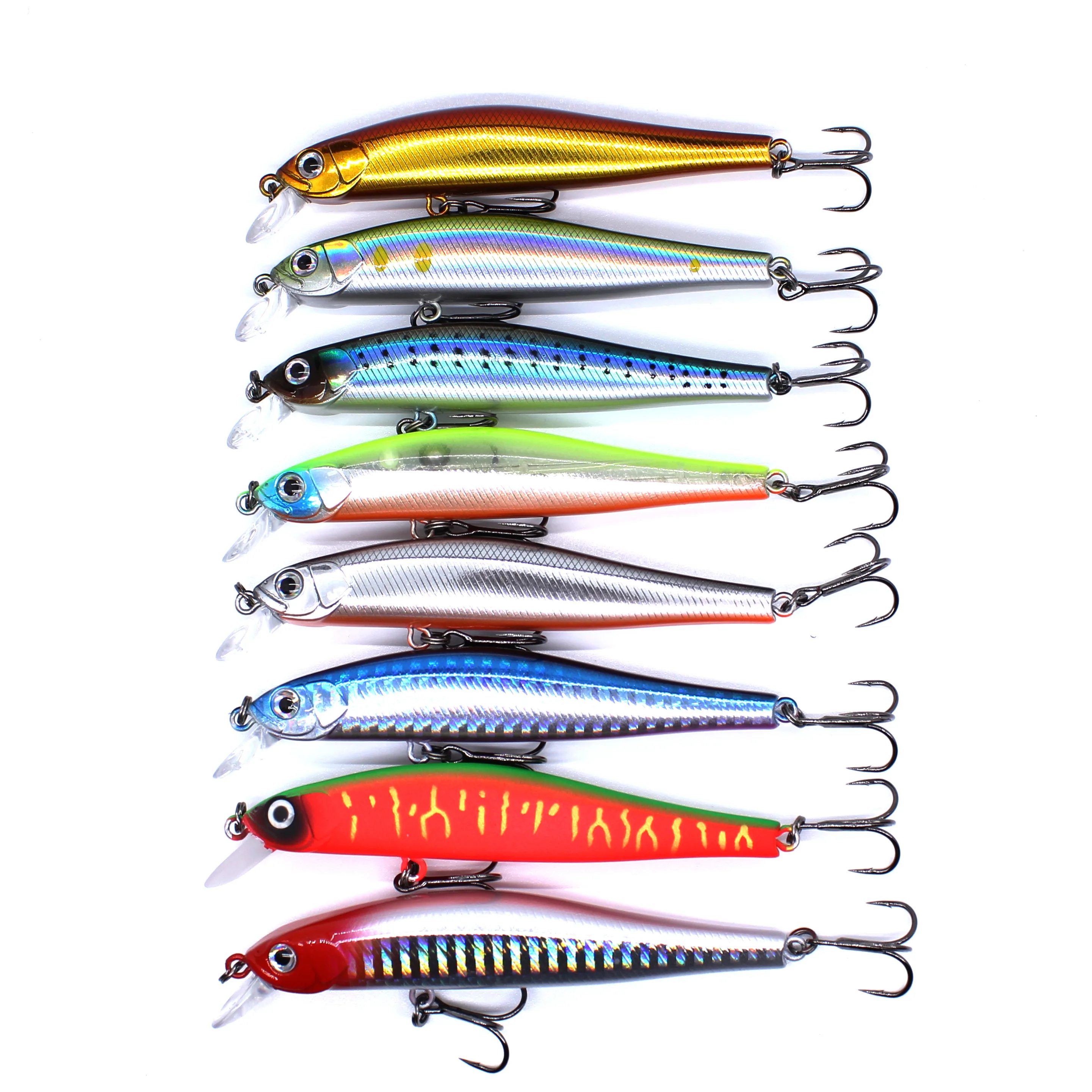 AOCLU Jerkbait Wobblers 9cm 11g Depth 1m Hard Bait Minnow Fishing Lures Floating Weight Transfer System for Long Casting Tackle