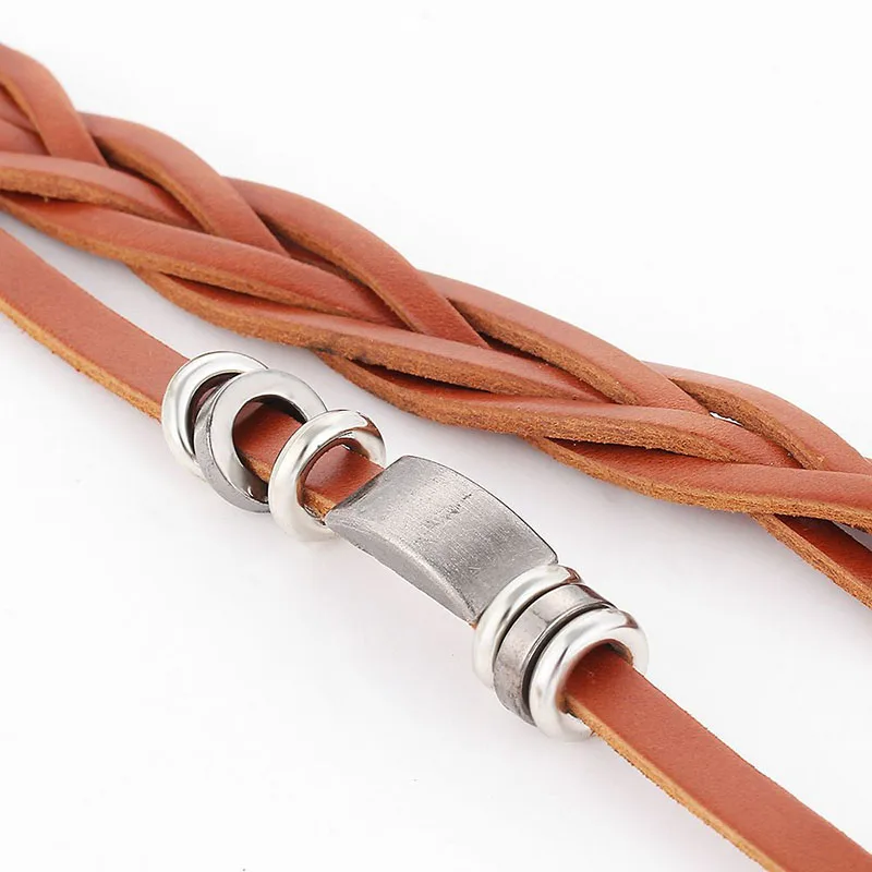 Браслет мужской кожаный в стиле стимпанк 2019|Гибкие браслеты| |