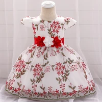 newborn flower girls wedding dress baby girls christening lace dresses for party occasion prom kid clothes 0 2 birthday dress