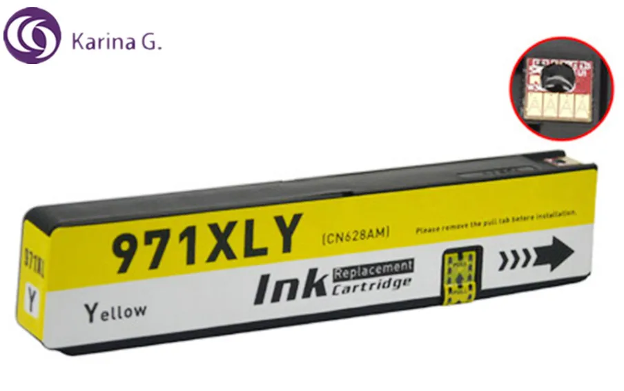 Совместимый сменный чернильный картридж для HP 970 971 hp подходит Officejet Pro X451dn X451dw X476dn