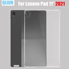 Чехол для планшета Lenovo Pad 11,0 дюйма, 2021 силиконовый мягкий чехол из ТПУ, подушка безопасности, прозрачный защитный чехол, чехол Для xiaoxin pad