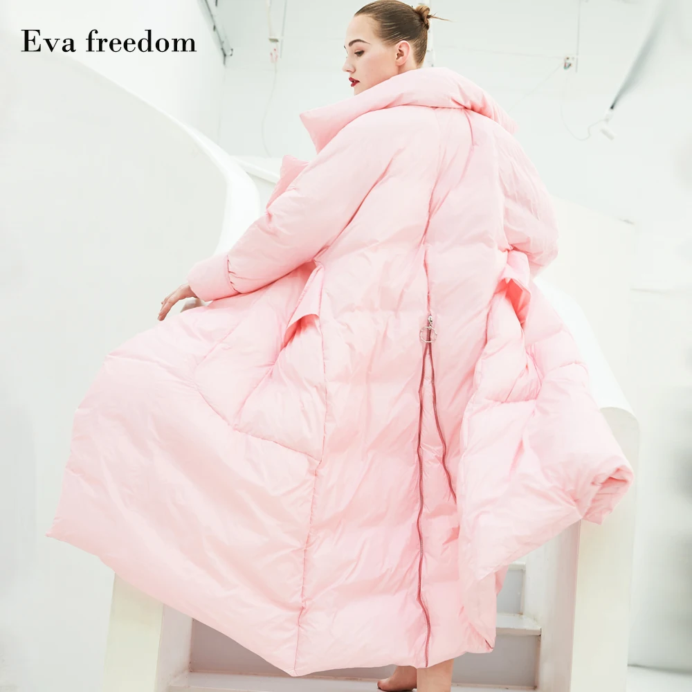 Новинка Зима 2020 года! Европейское и американское пальто Eva Freedom2020 куртка средней