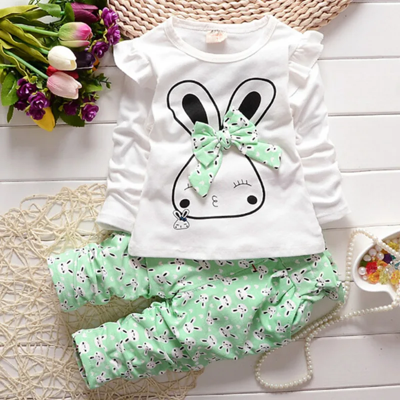 Модные весенние повседневные комплекты одежды для девочек детская футболка и