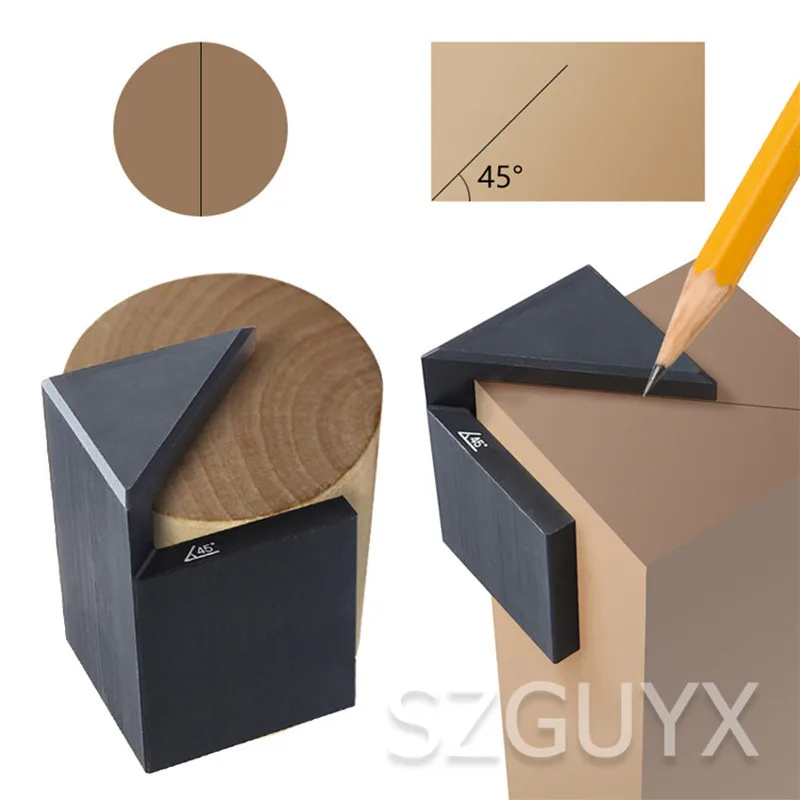 Деревообрабатывающий 45 градусный угловой маркер прямой угол круглая