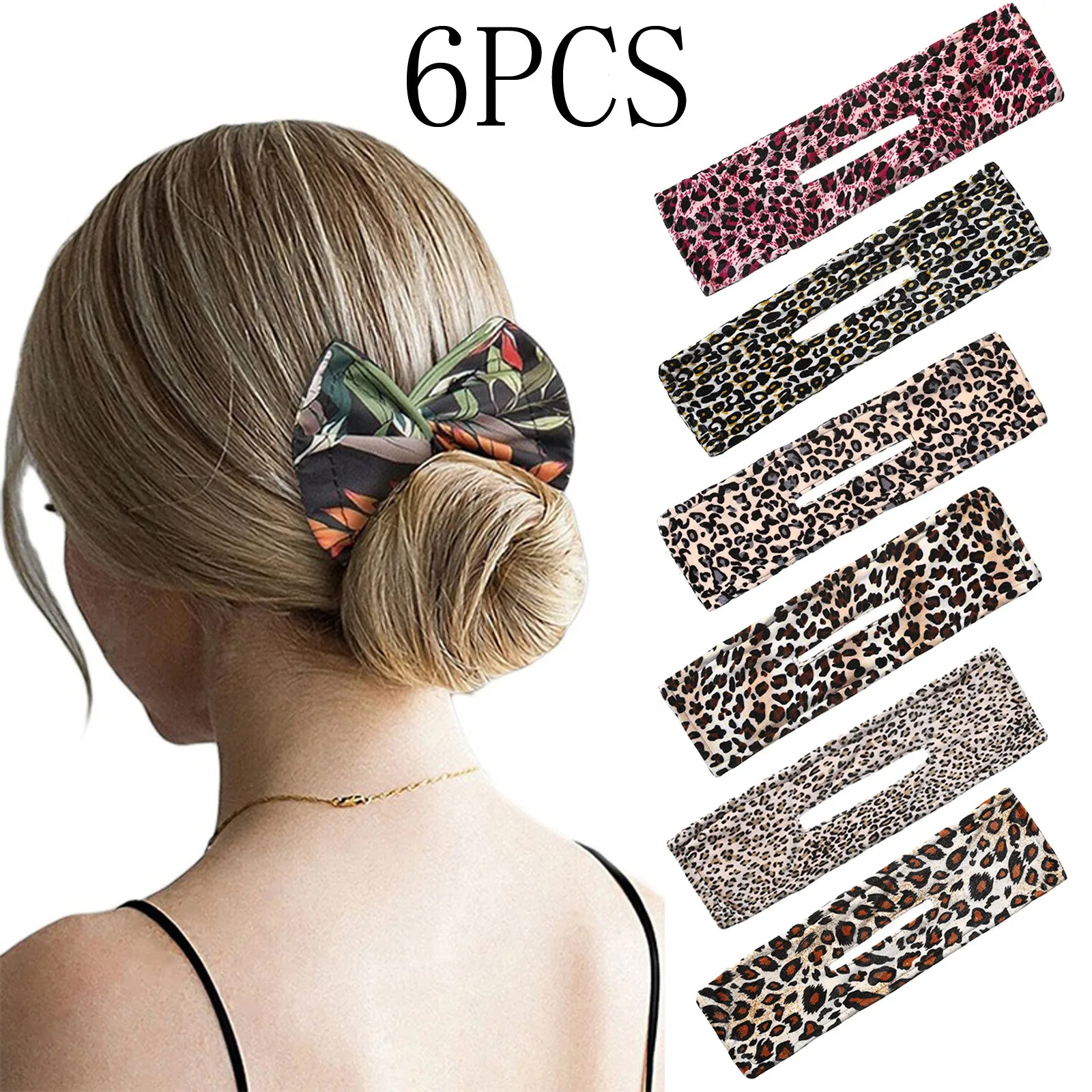 

6 шт. ювелирные украшения, повязка на голову, многофункциональный волшебный зажим, повязка с бантом, аксессуары для женщин, аксессуары для во...