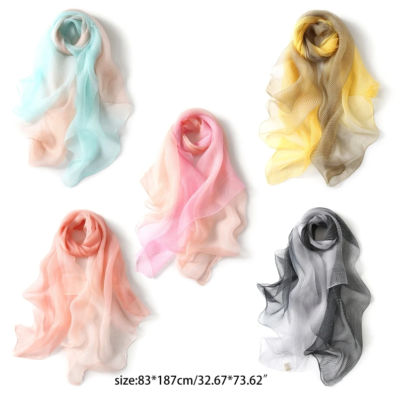 

Women Color Block Shawls Head Wraps Lady Spring Autumn Casual Scarves 2020 Female Outdoor Neck Warm Neckerchief 5 Styles